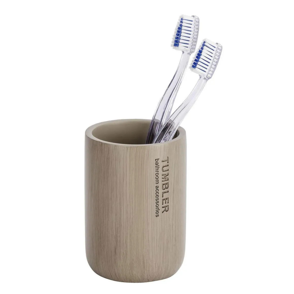 Wenko Zahnputzbecher Palo taupe