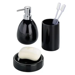 Wenko Zahnputzbecher Polaris schwarz