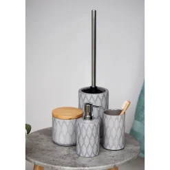 Wenko Zahnputzbecher Tupian grau