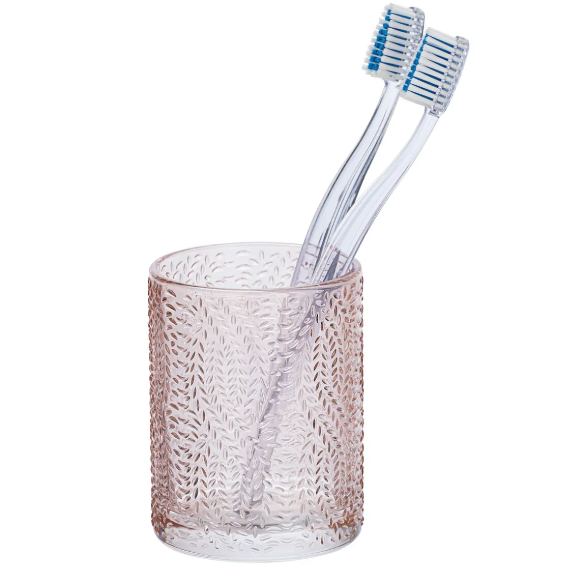 Wenko Zahnputzbecher Vetro rosa