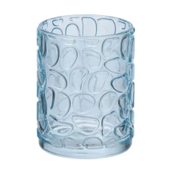 Wenko Zahnputzbecher Vetro blau