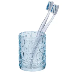 Wenko Zahnputzbecher Vetro blau