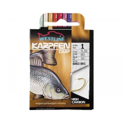 westline Karpfenhaken geb Größe 6