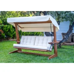 Westmann Hollywoodschaukel Viva 2400 115x237x175cm Beige