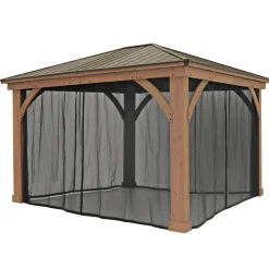 Westmann Moskitonetz für Devon 12x14 Schwarz