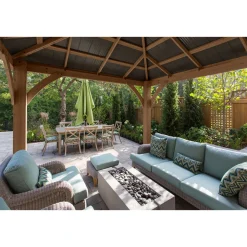 Westmann Pavillon Devon 1212 365,76x365,76x320,04cm Natur