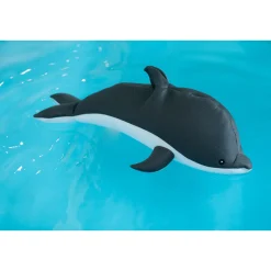 Westmann Sitzsack & Schwimmtier Delfin 102x40x36cm Dunkelgrau