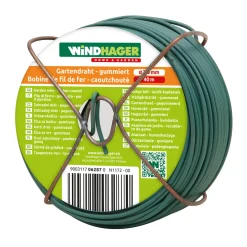 Windhager Gartendraht 40m 2 mm gummiert