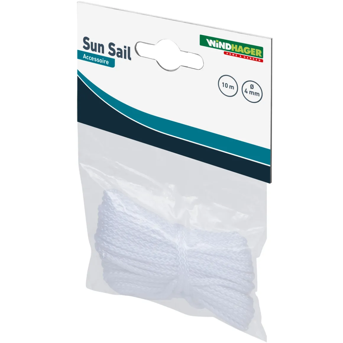 Windhager PP-Seil 0,04 x 10m Befestigungsschnur für Sonnensegel