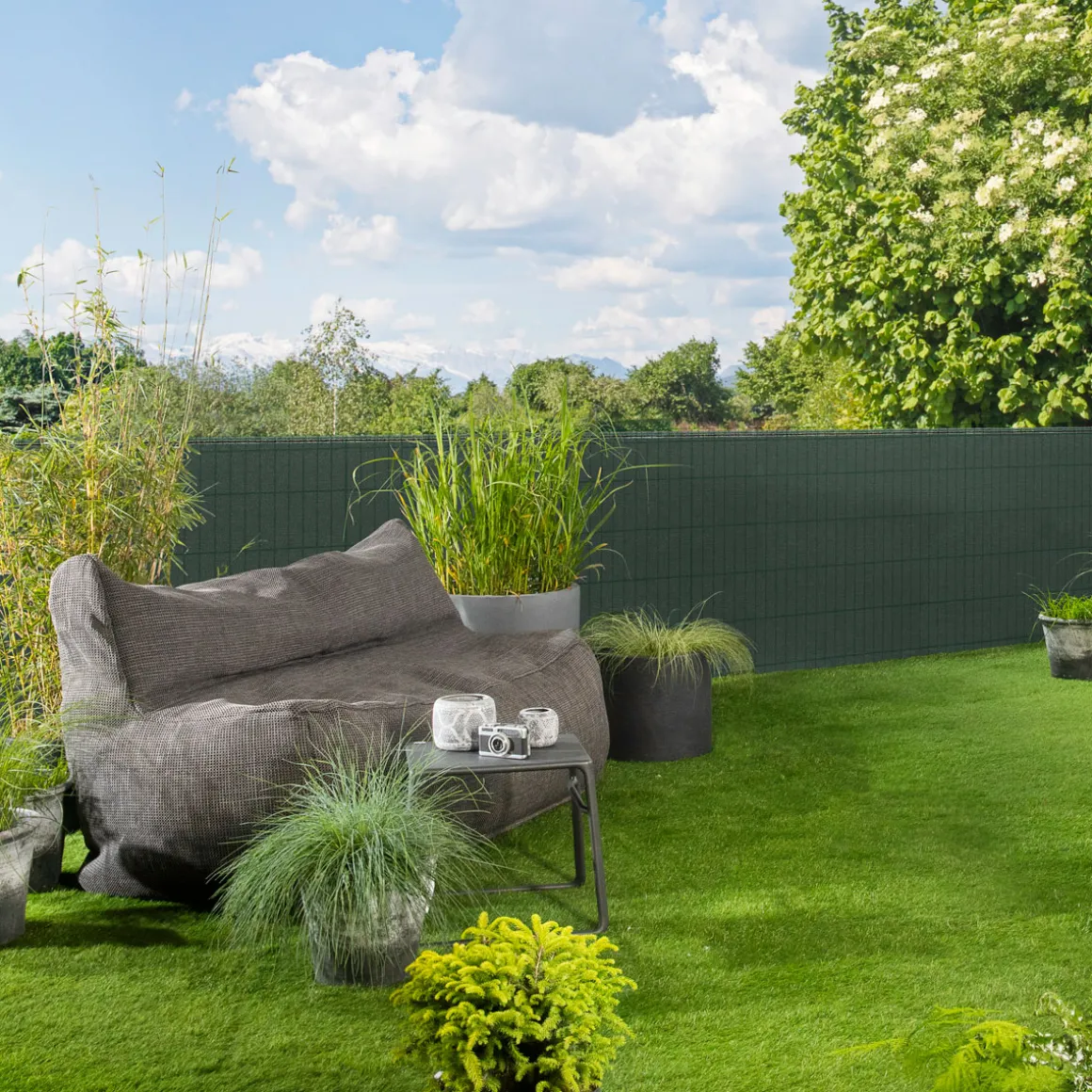 Windhager Zaunblende 1,5 x 25m grün Rolle