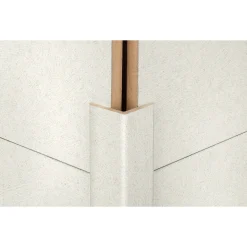 Winkelleiste weiß Struktur 2,6 m