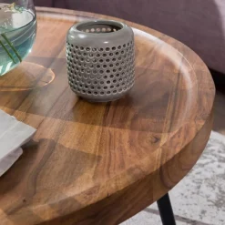 Wohnling Couchtisch „Bharu“ 75x39x75 cm, Braun