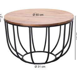 Wohnling Couchtisch „Manora“, Braun