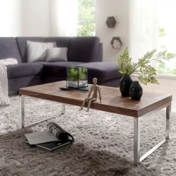 Wohnling Couchtisch „Sheesham“, 120x60x40 cm