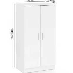 Wohnling Schuhschrank „Martin“, weiß