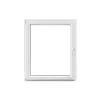 Wohnraumfenster Q 71 Premium Serie 3-Fach Verglasung 80 x 75 weiß DL