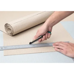 Wolfcraft Metall-Abbrechklingen-Messer 18 mm schwarze Klinge Profi-Sharp