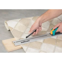 Wolfcraft Metall-Abbrechklingen-Messer 18 mm schwarze Klinge Profi-Sharp