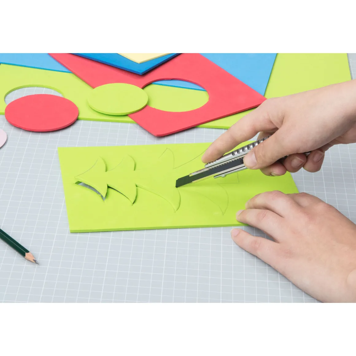 Wolfcraft Metall-Abbrechklingen-Messer 9 mm schwarze Klinge Profi-Sharp