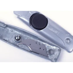 Wolfcraft Multi-Feststehklingenmesser mit Halbmondsichelklingen