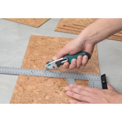 Wolfcraft Profi-Dual-Sicherheitsmesser mit Trapezklinge