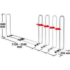 Wolfcraft Stapelhilfe für Brennholz