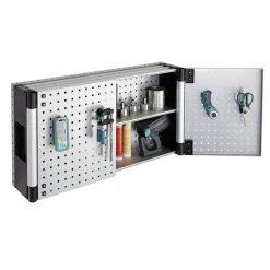 Wolfcraft Lochwandhängeschrank WSS grau