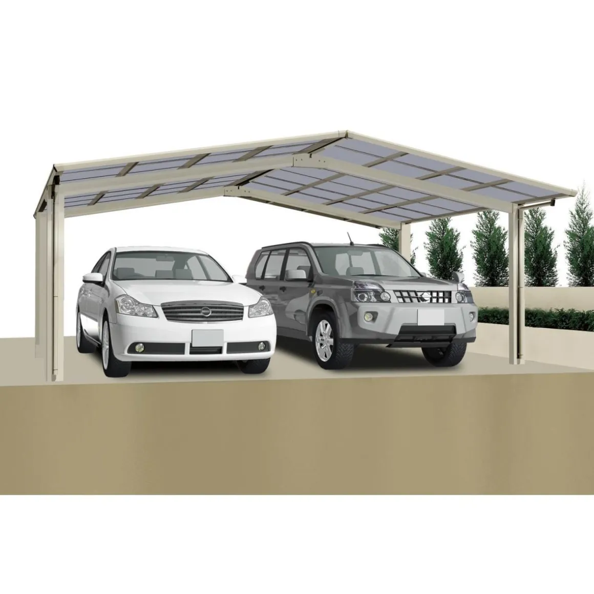 Ximax Carport Alu Linea 80 M Schwarz