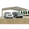 Ximax Carport Alu Linea 110 M Edelstahl-Look