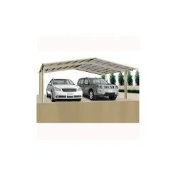 Ximax Carport Alu Linea 110 M Edelstahl-Look