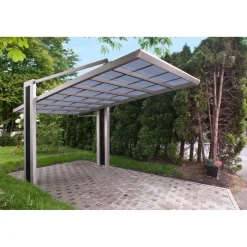 Ximax Carport Alu My-Port 150 Typ 2450 Edelstahl-Look SH