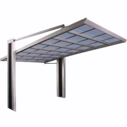 Ximax Carport Alu My-Port 150 Typ 2450 Edelstahl-Look SH