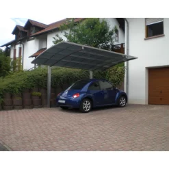 Ximax Carport Alu Portoforte 80 Edelstahl-Look