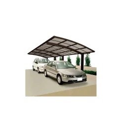 Ximax Carport Alu Portoforte 110 Tandem Mattbraun