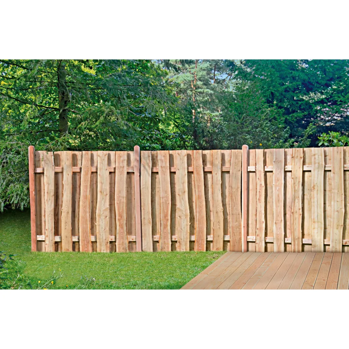 Zaun Jütland Lärche 180 x 180 cm