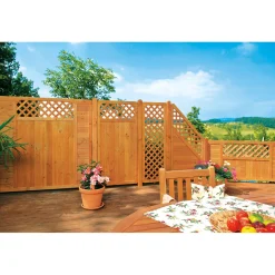 Zaunserie Mainau Grundelement 180 x 180 cm