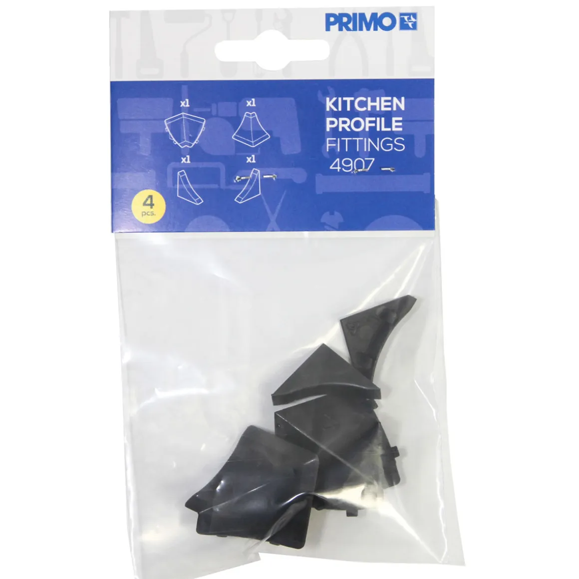 Zubehörset für KWL 4-teilig schwarz