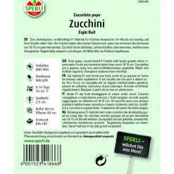 Zucchini Eight Ball