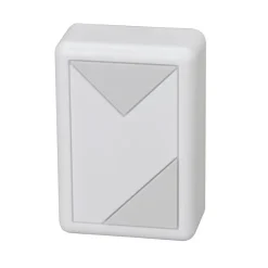 Zweiklang-Gong Prisma 118 x 80 x 23 mm grauweiß